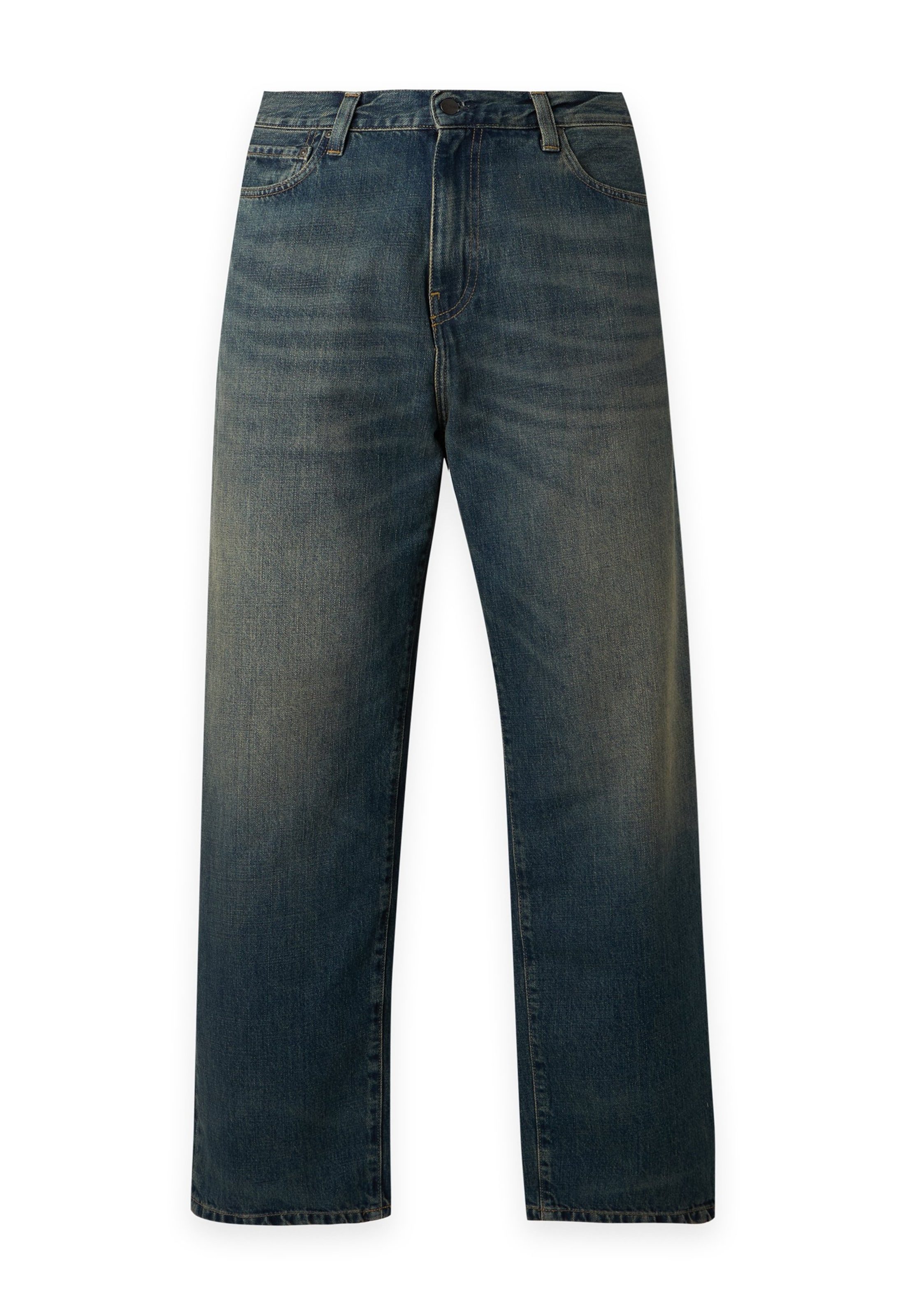 Regular Jeans 'Aaron' de la Carhartt WIP pe albastru: față