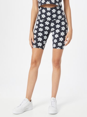 LEVI'S ® Slimfit Leggings 'Youth Bike Short' in Zwart: voorkant