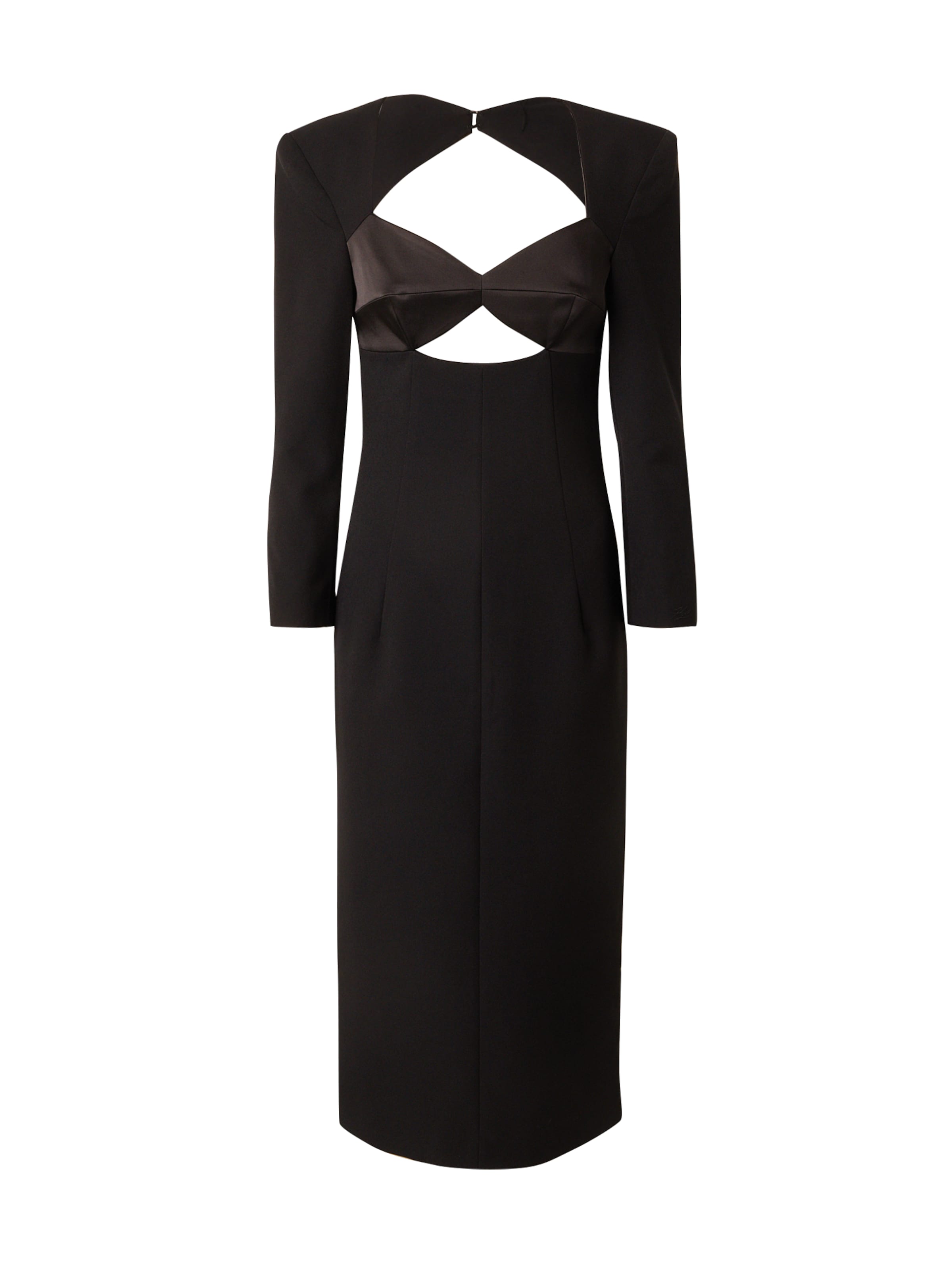 Karl Lagerfeld Šaty - Čierna: predná strana