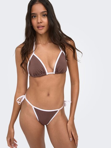 ONLY Triangle Bikini 'ONLMarseille' in Brown