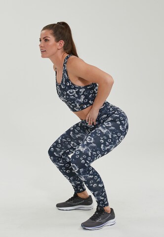 ENDURANCE Slim fit Workout Pants 'Wennie' in Blue