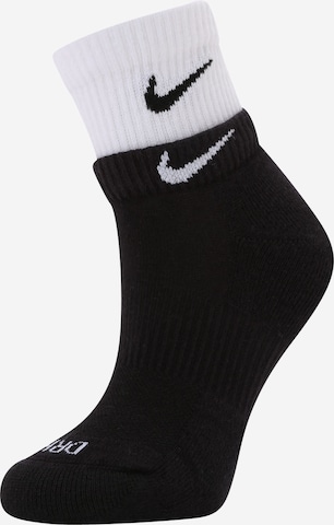 juoda NIKE Sportinės kojinės 'Everyday Plus': priekis
