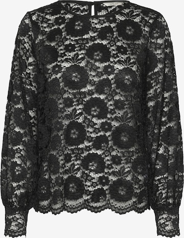 Cream Блузка 'Shuri' в Черный: спереди