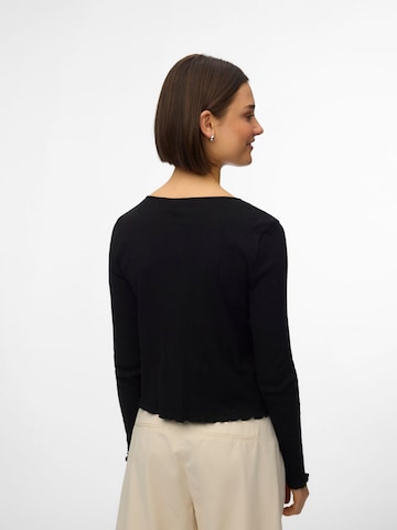 VERO MODA Knit cardigan 'ISA' in Black
