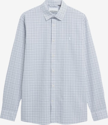 ARMEDANGELS Comfort fit Button Up Shirt in Blue: front