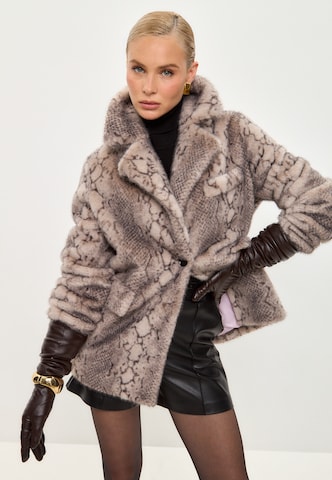 Manteau d’hiver CESARE GASPARI en gris