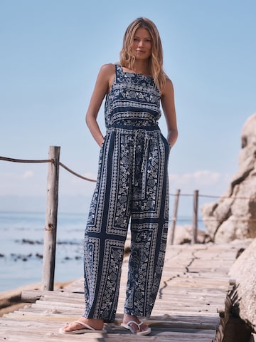 Next Jumpsuit in Blauw: voorkant