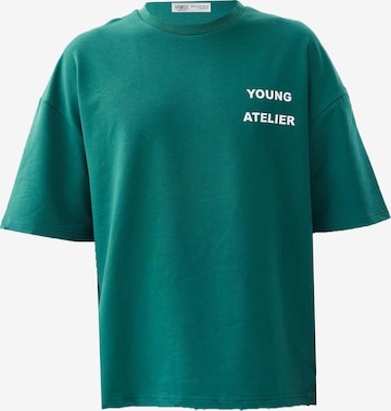 T-Shirt VAMOS CLO en vert : devant