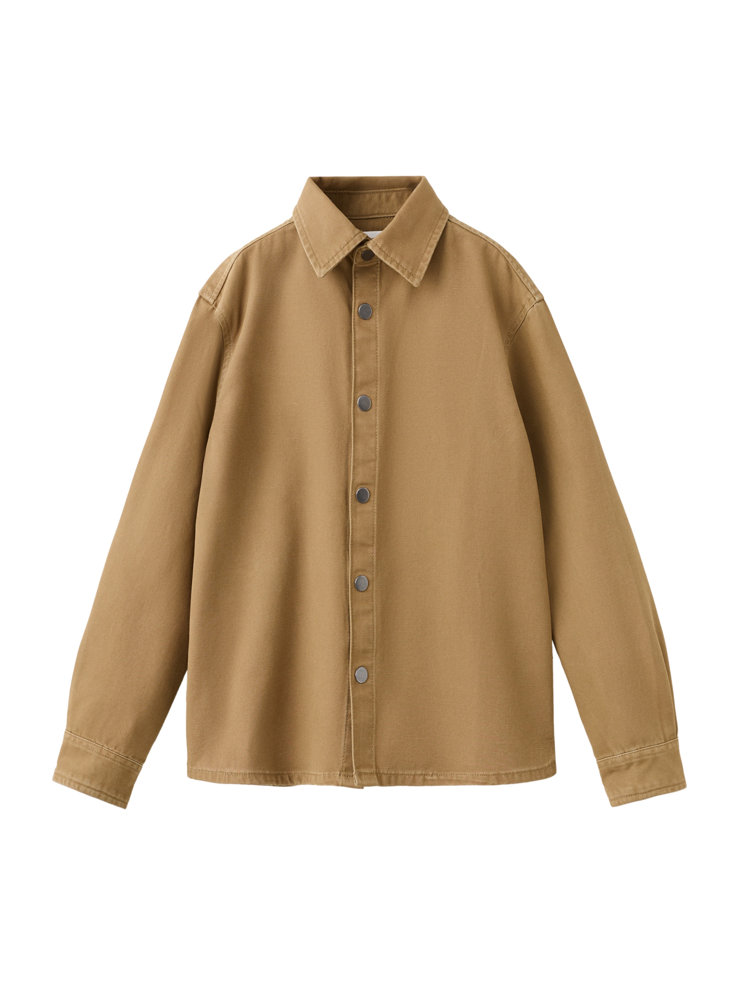 MANGO KIDS Prehodna jakna 'SAHARA' | rjava barva: sprednja stran