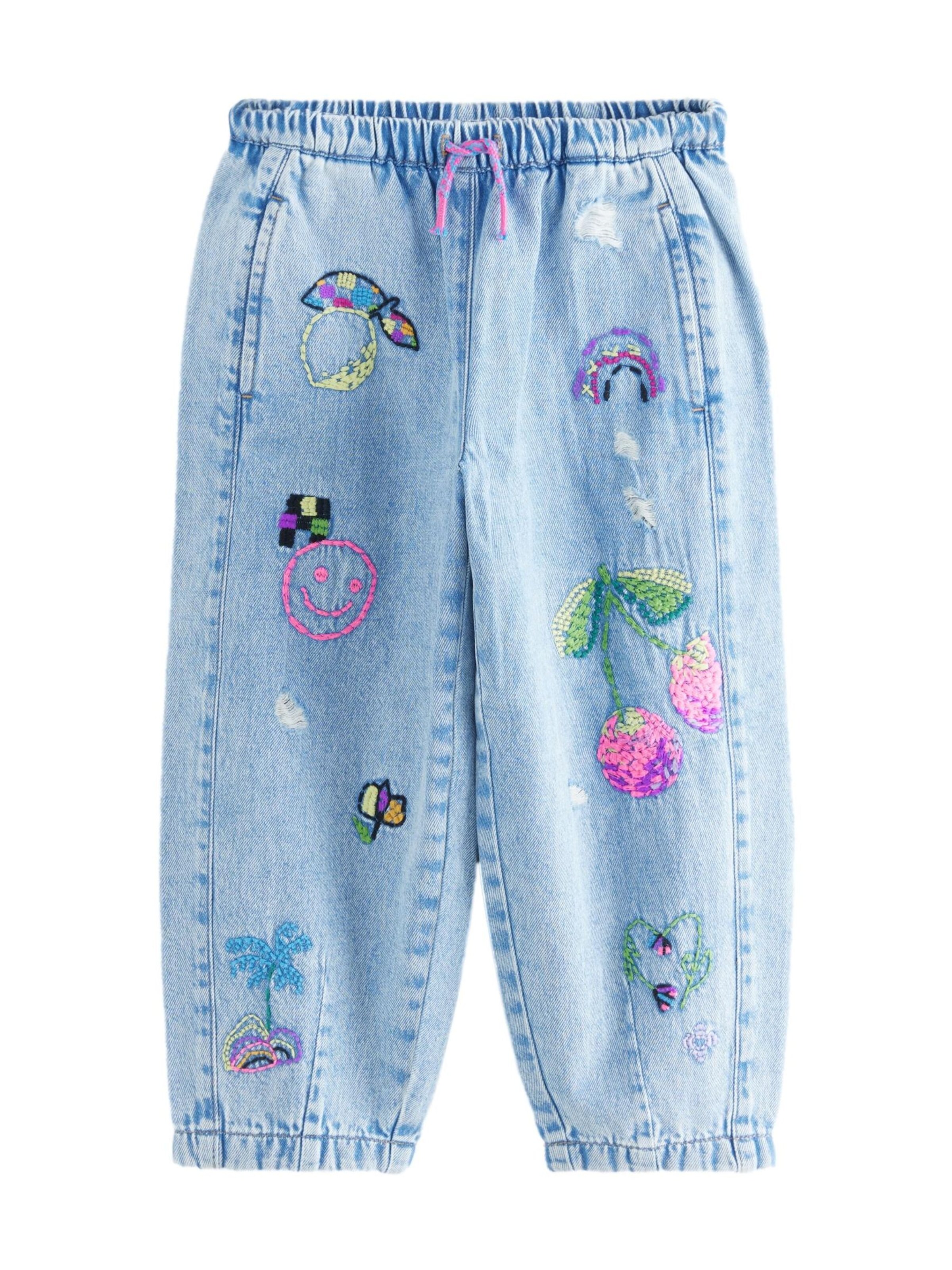 Next Конический (Tapered) Джинсы в Синий: спереди