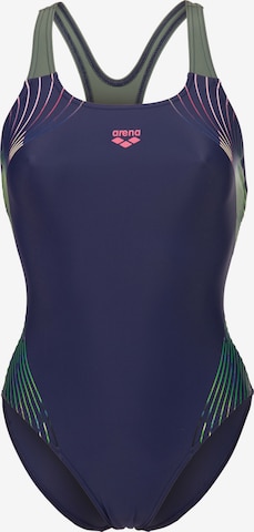 ARENA Bustier Uimapuku 'Nuance Swim Pro Back' värissä sininen: etupuoli