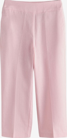 rožinė Next Standartinis Kelnės su kantu: priekis