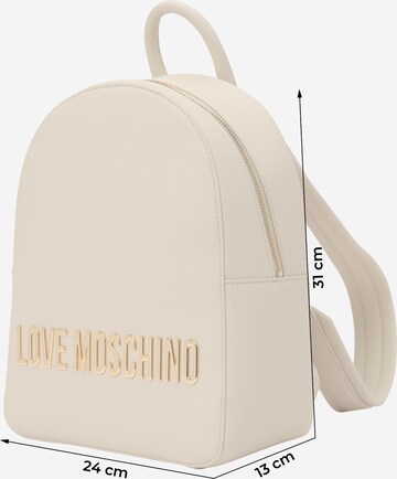 Sac à dos 'BOLD LOVE' Love Moschino en beige