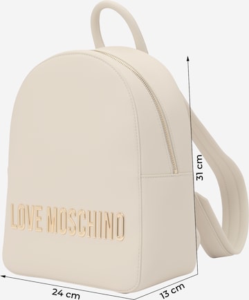 Love Moschino Ryggsäck 'BOLD LOVE' i beige