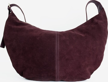 Sac bandoulière 'MONA' lePelou en rouge : devant