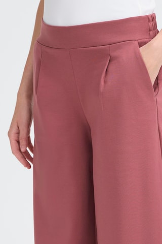 ICHI Wide Leg Hose in Pink