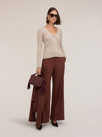 MOTIVI Gebreid vest in Beige