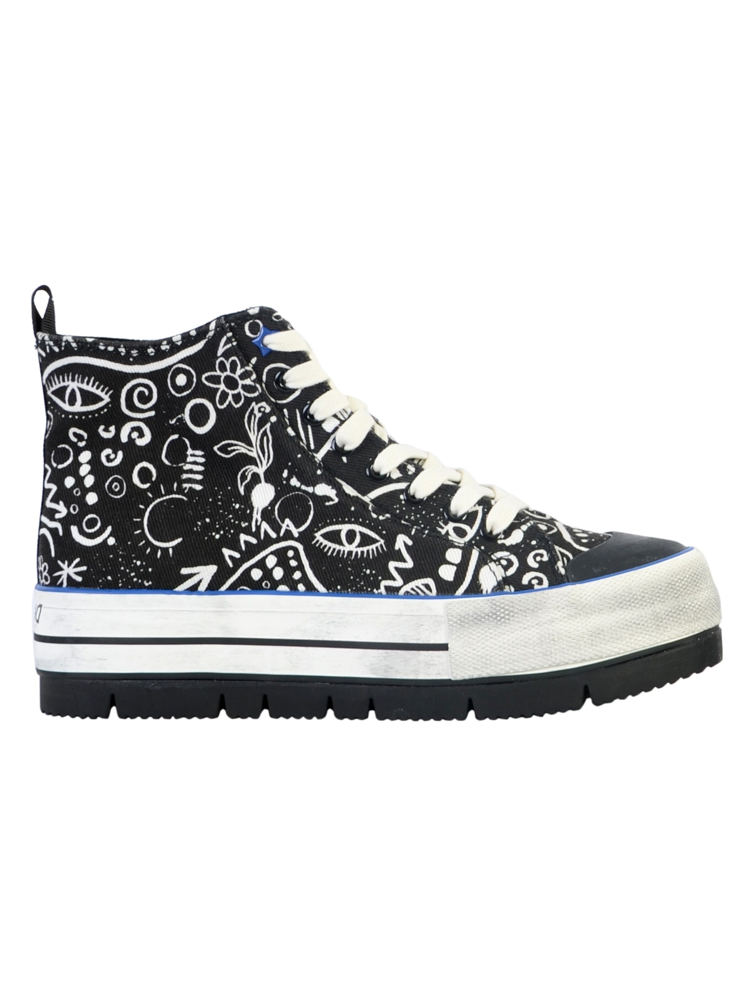Baskets hautes Desigual en noir