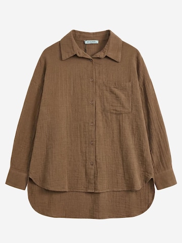My fashion - Camisa em castanho: frente