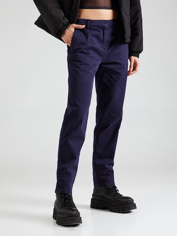 Regular Pantalon chino 'Haleya' HUGO Red en bleu : devant