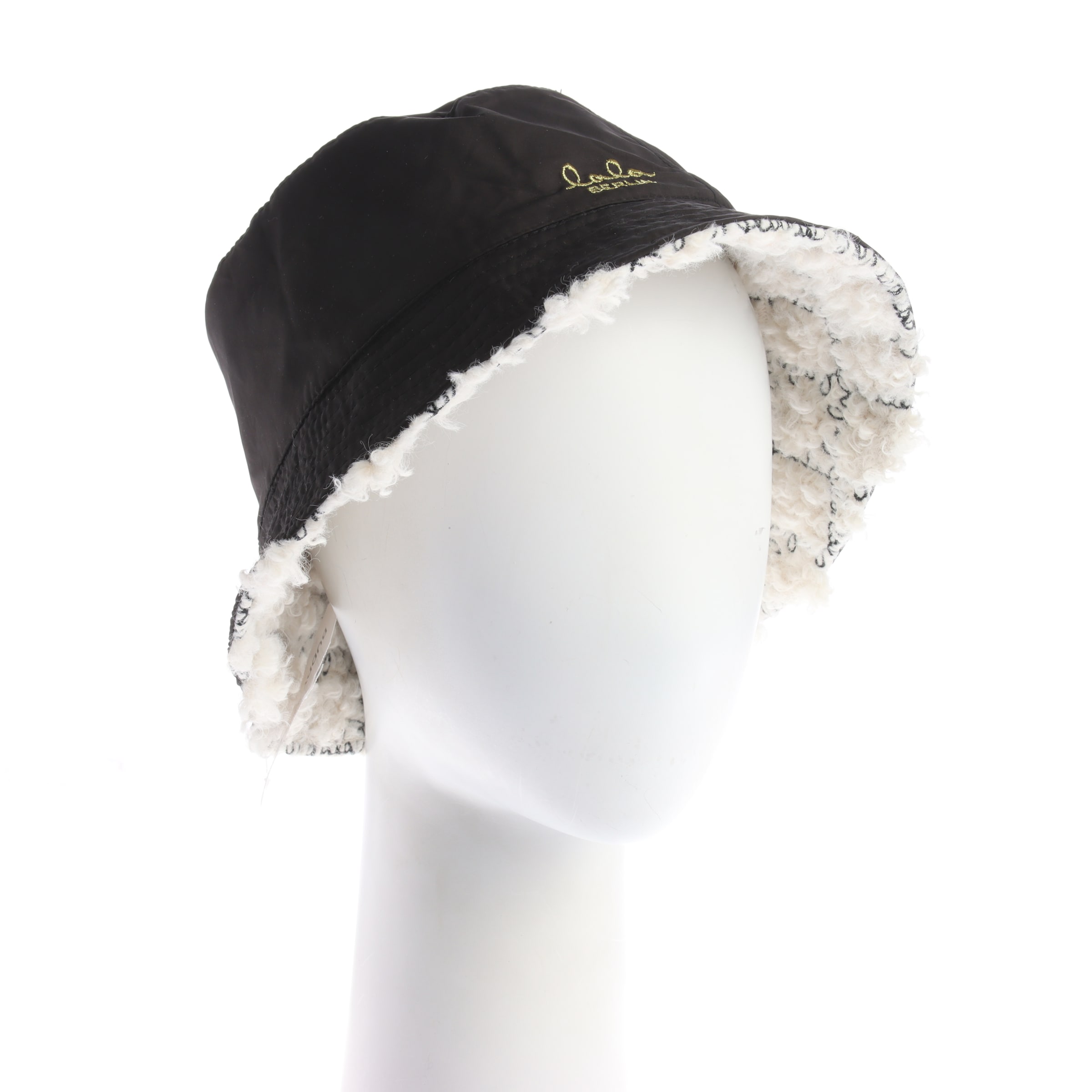 Lala Berlin Hut XS-XL in Schwarz: Vorderseite