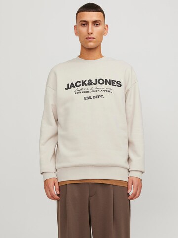 JACK & JONES Суичър 'Gale' в бежово: отпред