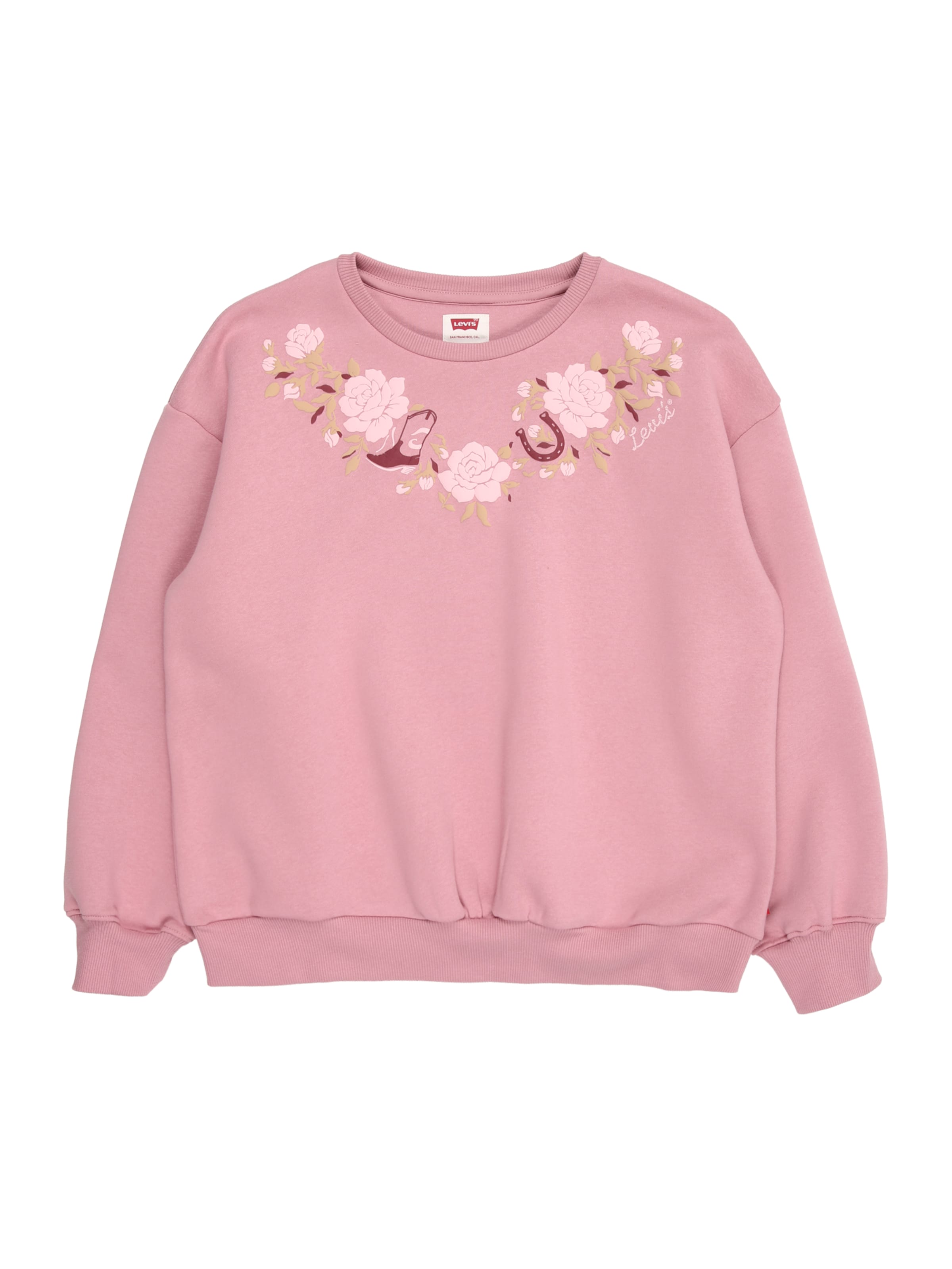 Bluză de molton 'ROSE FRONT' de la Levi's Kids pe mov: față