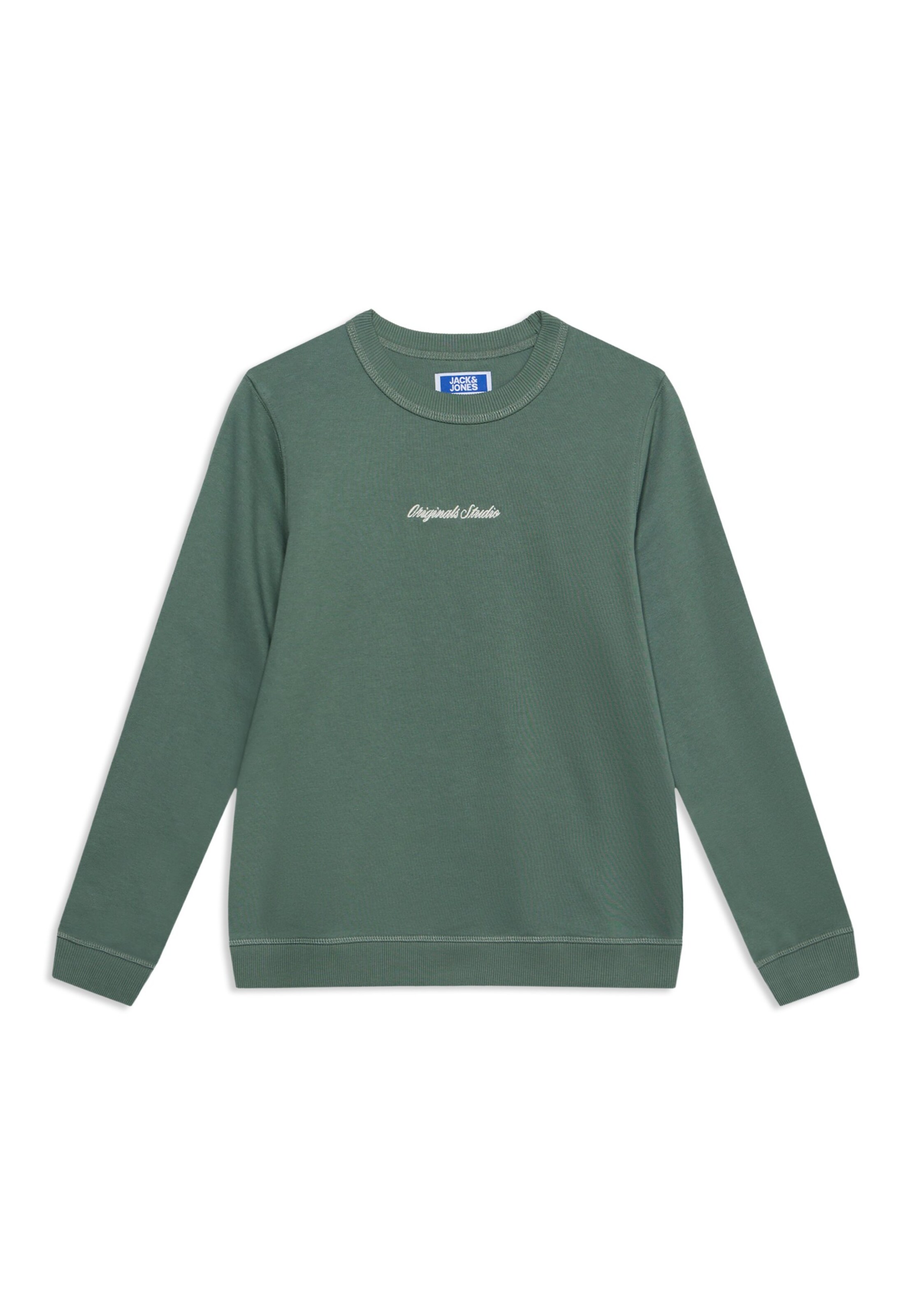 Jack & Jones Junior Sweatshirt 'JORNORREBRO' in Green: front