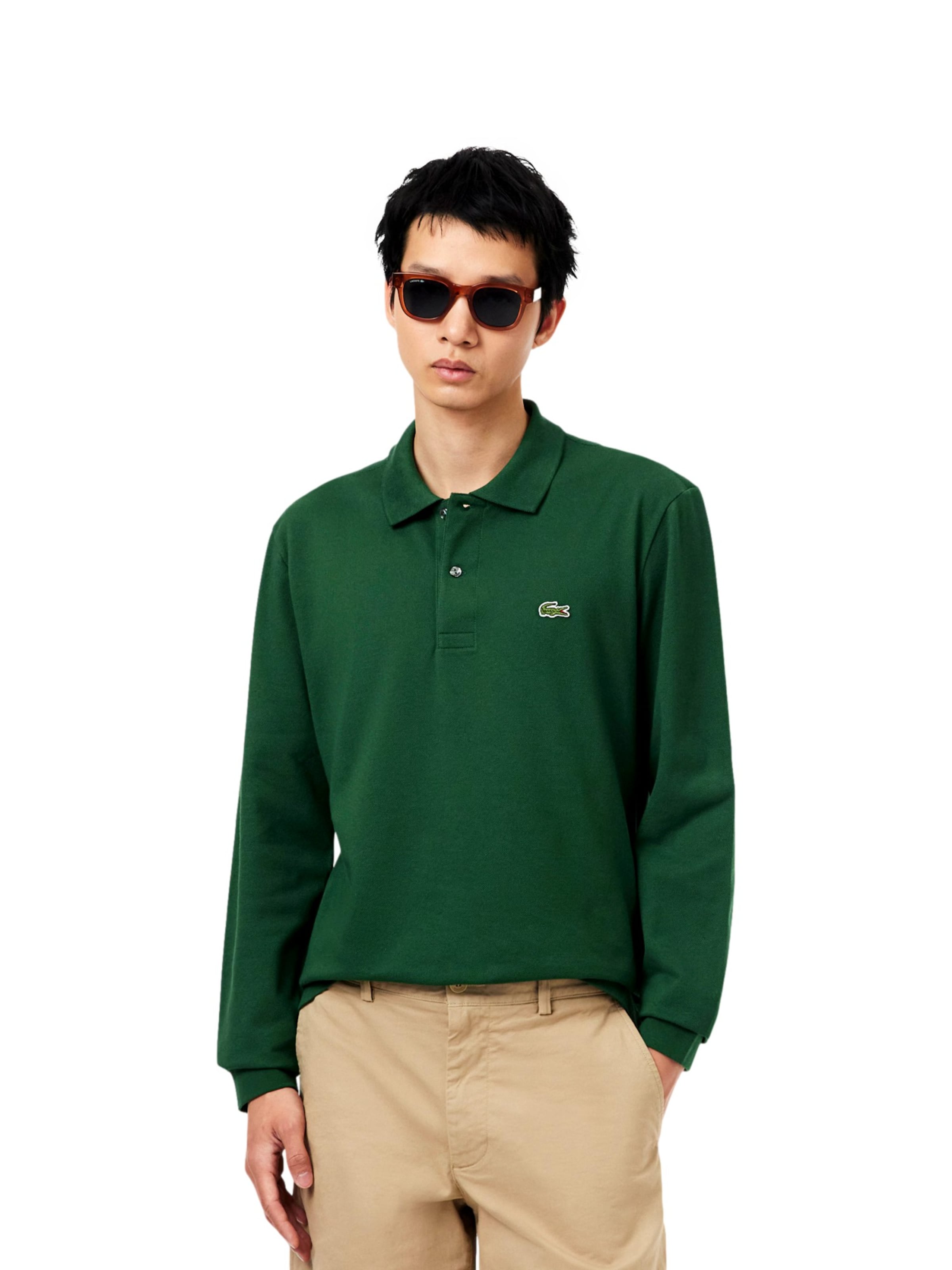 LACOSTE Bluser & t-shirts i grøn: forside