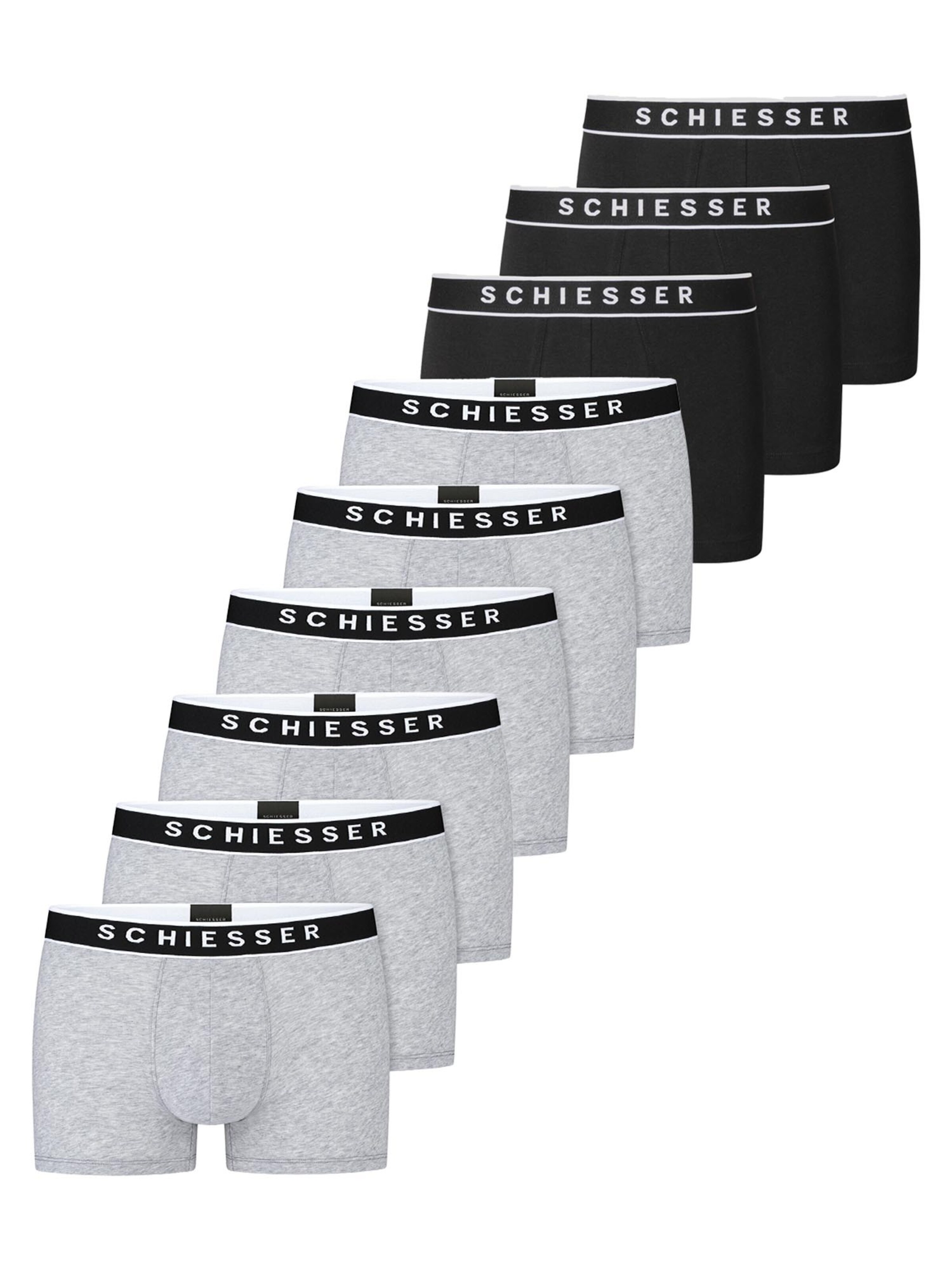 SCHIESSER Boxer shorts '95/5 Organic Cotton' in Silver grey, Item view