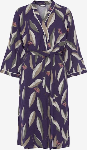 LASCANA Dressing gown in Purple: front