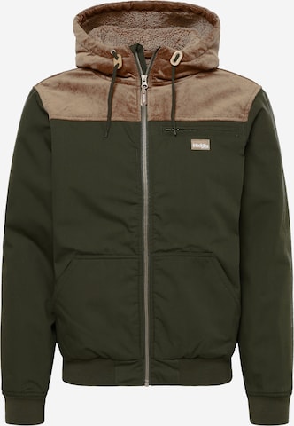 Iriedaily Between-Season Jacket in Green: front