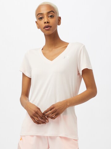 UNDER ARMOUR Functioneel shirt in Roze: voorkant