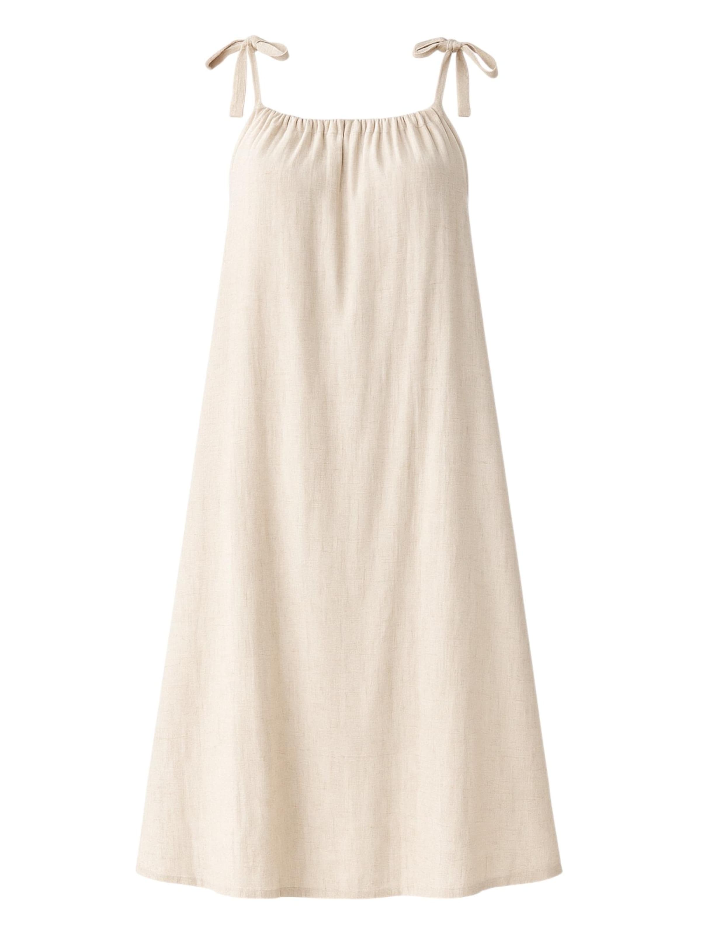 WENOR Sommerkleid 'LEA' in Beige: Vorderseite