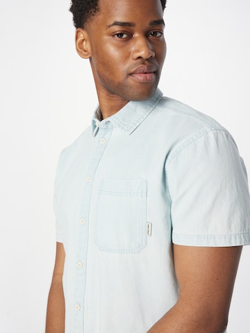 BLEND Regular fit Button Up Shirt in Blue