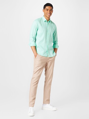 BOSS Black - Regular Fit Camisa 'Roger' em verde