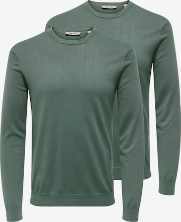 Only & Sons Pullover 'Wyler' in Grün: Vorderseite