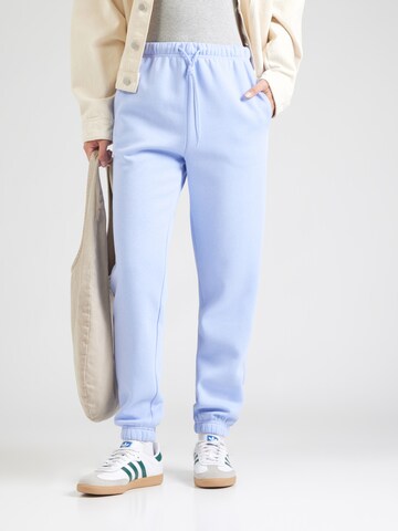 PIECES Tapered Trousers 'PCCHILLI' in Blue: front