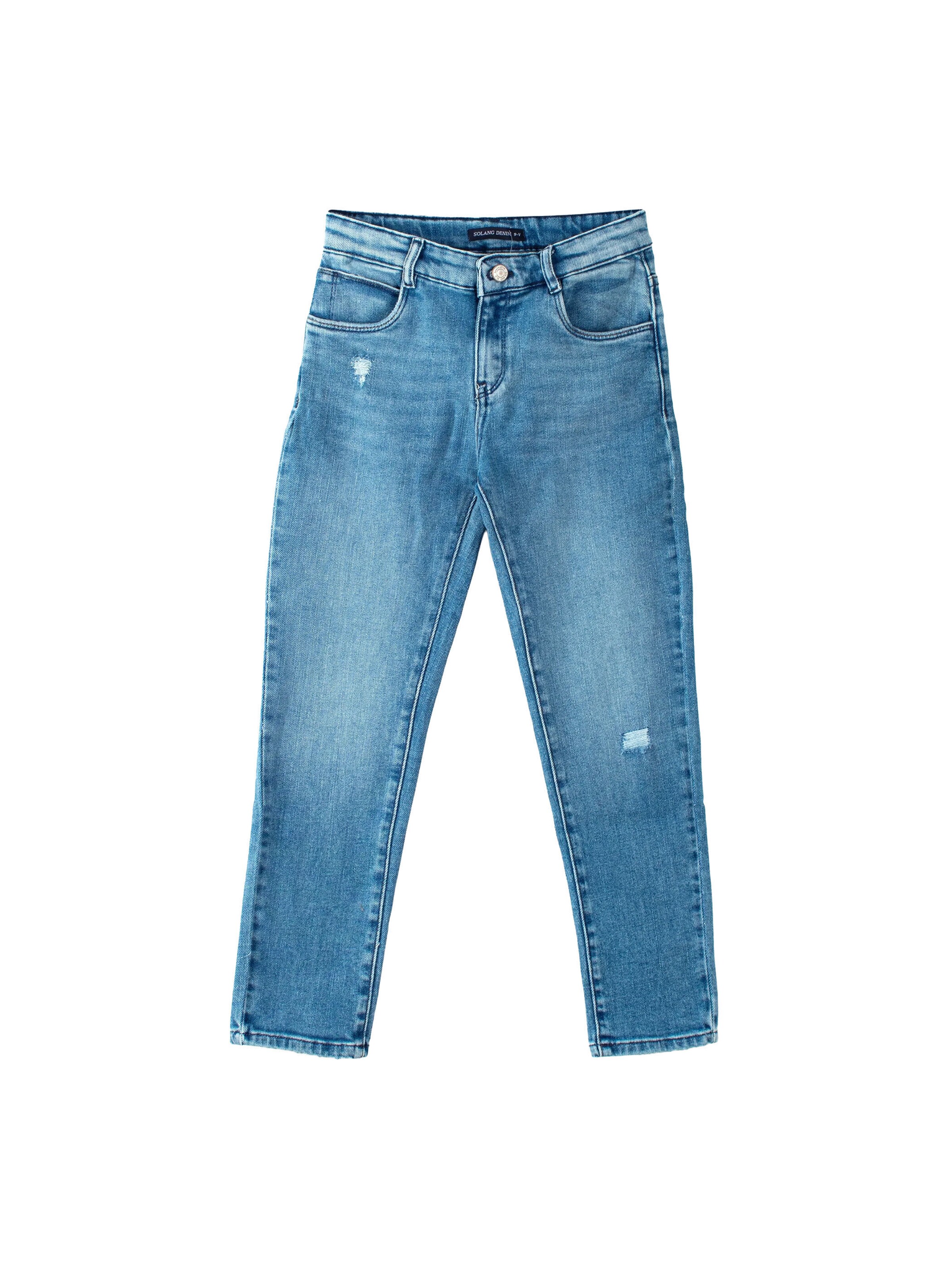 Solang Slimfit Hose Denim Jeans Slim-Fit in Blau: Vorderseite