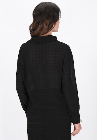 faina Blouse 'Festive' in Zwart