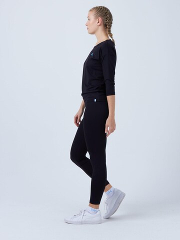 SPORTKIND Performance shirt '3/4 Loose Fit' in Black