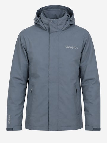 deproc Outdoorová bunda 'Outdoorjacke LAVAL Herren Regenjacke, Wanderjacke' - Sivá: predná strana