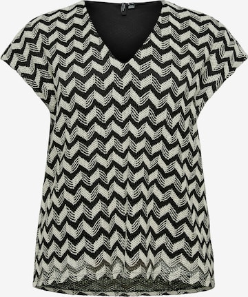 Vero Moda Curve Pusero 'VMCTIKKA' värissä beige: etupuoli