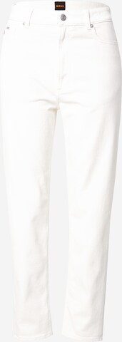 BOSS Loose fit Jeans 'C_Ruth Hr 4.0' in White: front