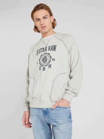 G-STAR Sweatshirt in Grey: front