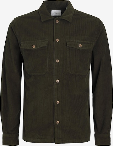 JACK & JONES Comfort fit Button Up Shirt 'DALLAS' in Green: front