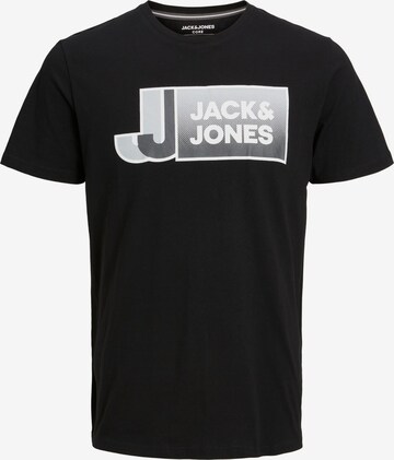 JACK & JONES - Camiseta en negro: frente