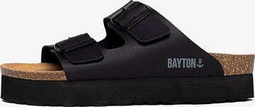 Bayton - Sapato aberto 'Japet' em preto: frente
