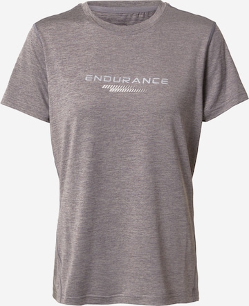 ENDURANCE Functioneel shirt 'WANGE' in Grijs: voorkant