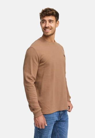 INDICODE JEANS Sweatshirt in Brown
